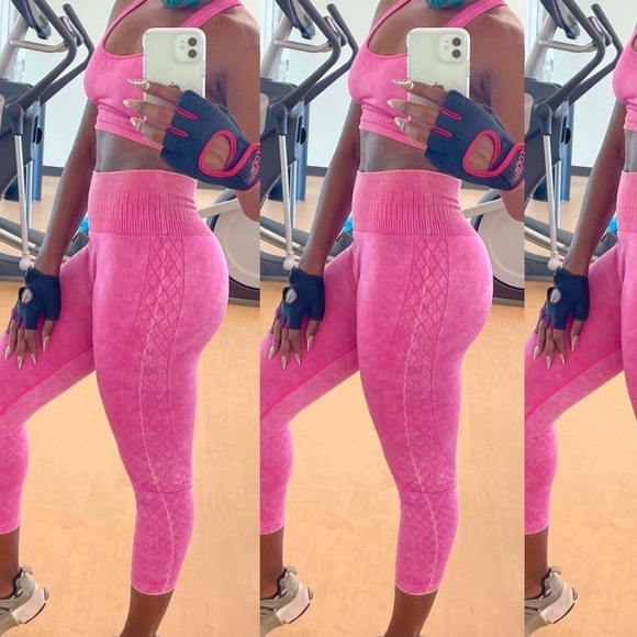 stone washed workout set - Picture 2 of 3